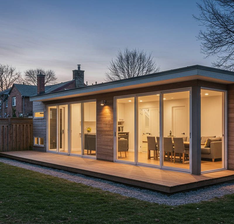 built a Garden Suite in Toronto